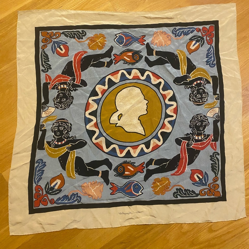 Karl Lagerfeld 100% Silk Scarf